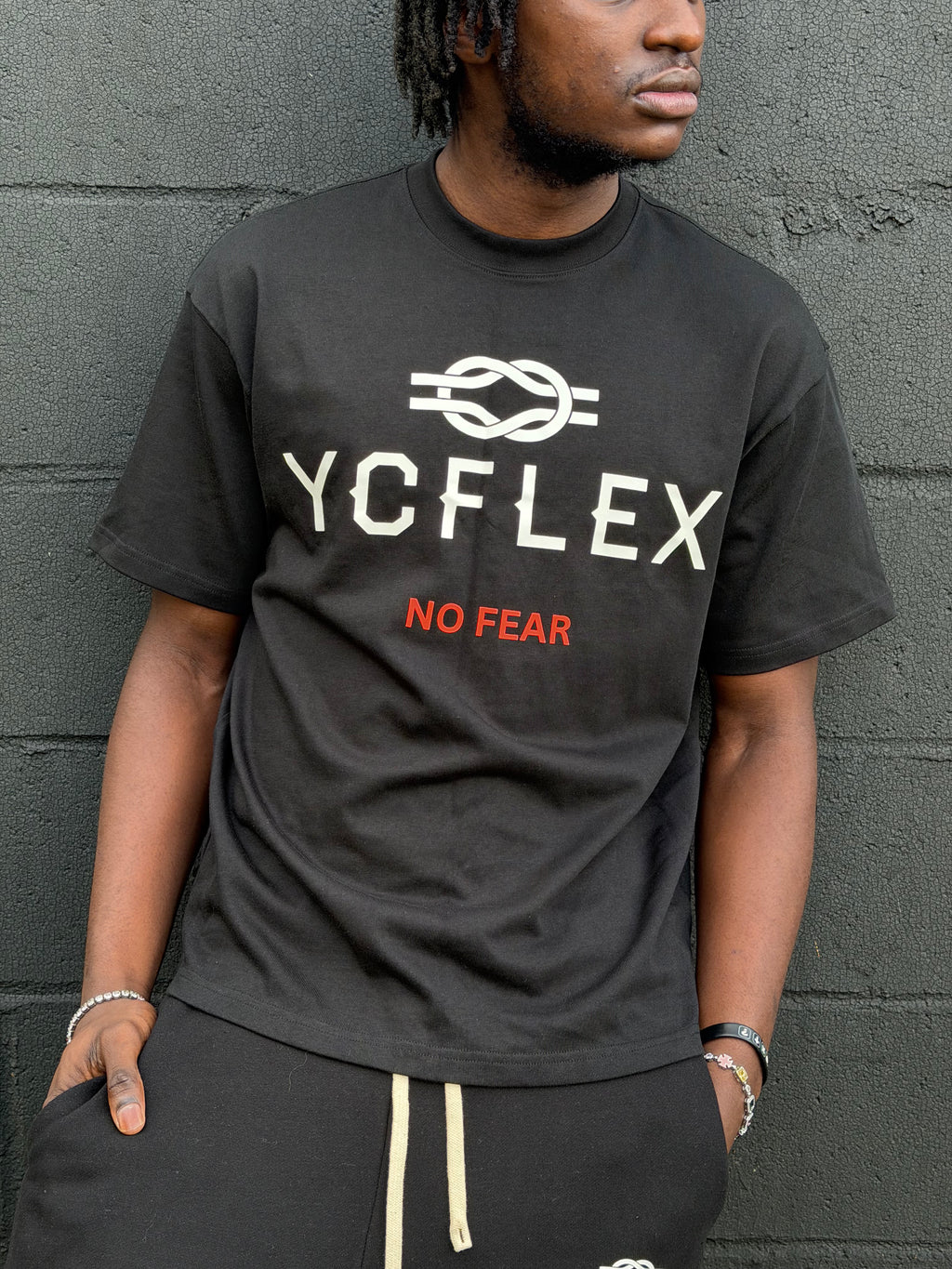 YCFLEX HEAVYWEIGHT NO FEAR T-SHIRT UNISEX