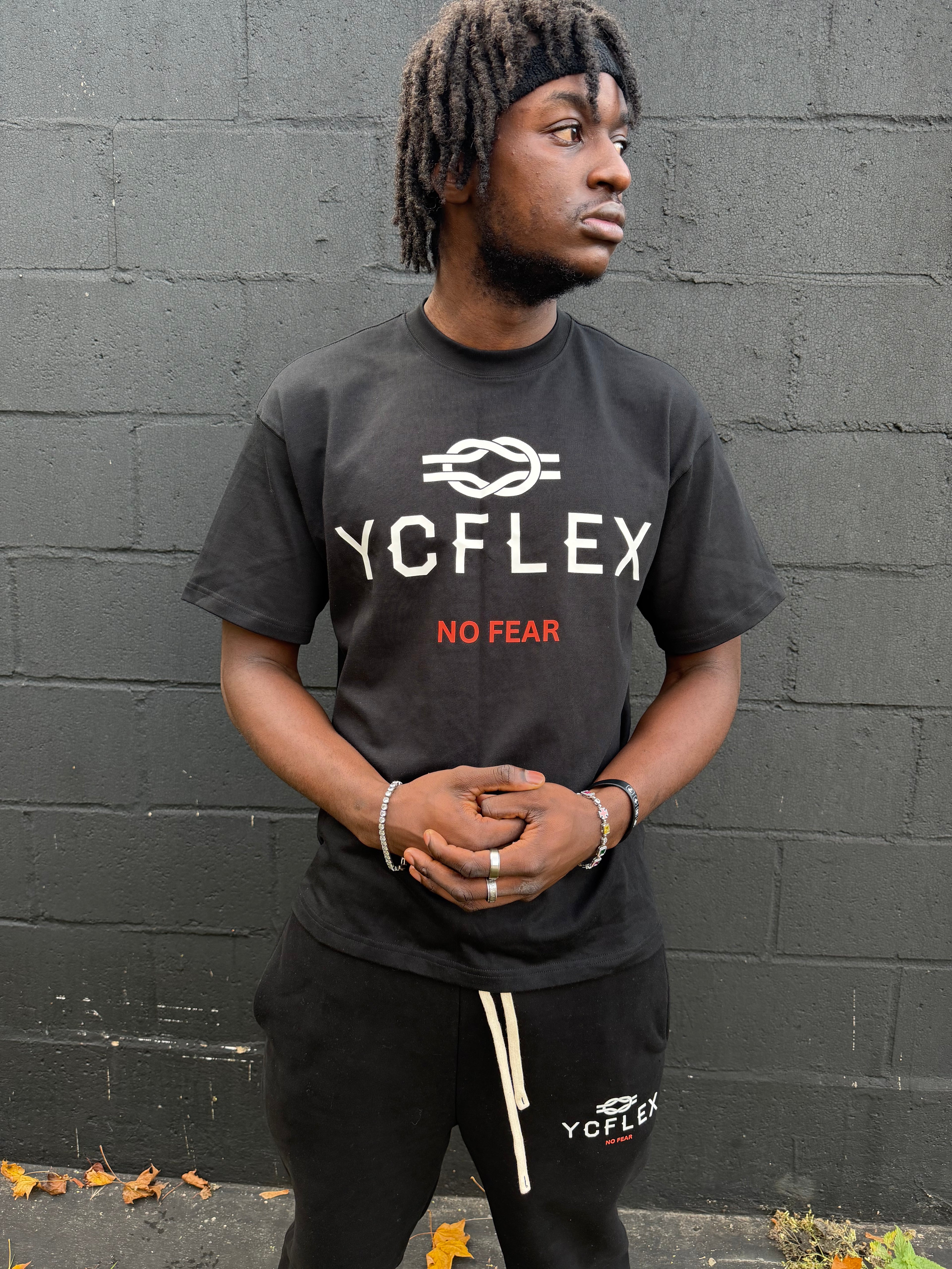YCFLEX HEAVYWEIGHT NO FEAR T-SHIRT UNISEX